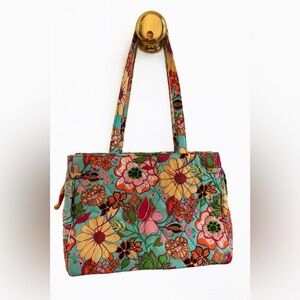 Vera Bradley Floral Tote - Vibrant Multicolor